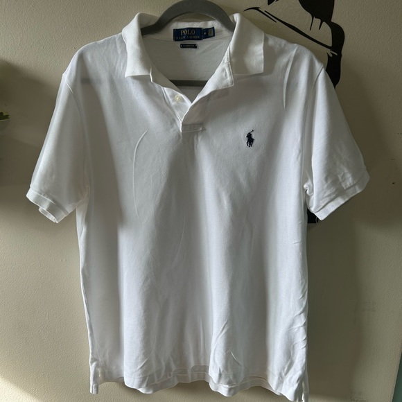 Ralph Lauren White Classic Fit Polo - Picture 5 of 9